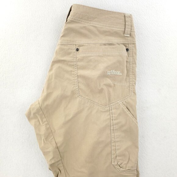 Kuhl Vented Hiking Pants Stretch Lightweight Khaki Men's "32x32" Real 32x31 - Picture 12 of 14